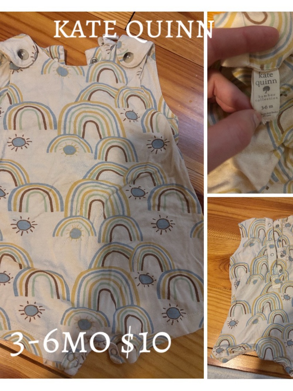 Kate Quinn Rainbow Romper